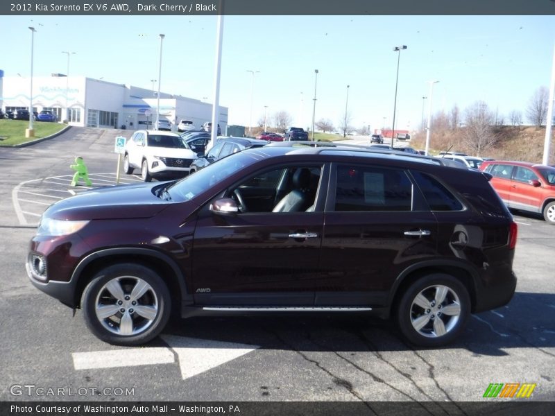 Dark Cherry / Black 2012 Kia Sorento EX V6 AWD