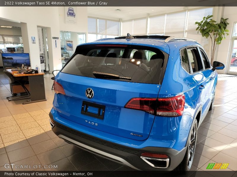 Cornflower Blue / Gray 2022 Volkswagen Taos SE 4Motion