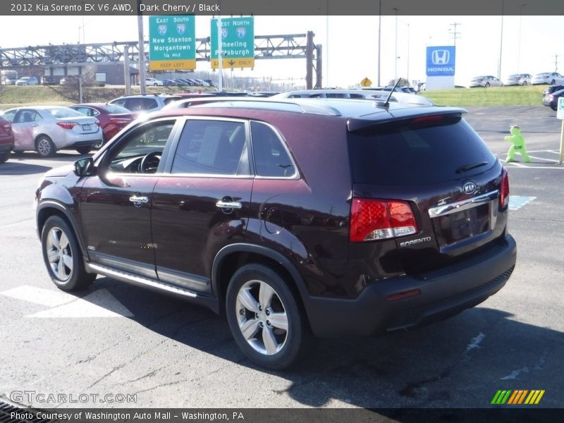 Dark Cherry / Black 2012 Kia Sorento EX V6 AWD