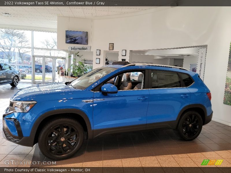 2022 Taos SE 4Motion Cornflower Blue