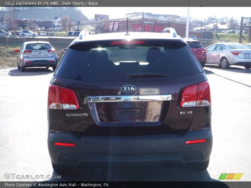 Dark Cherry / Black 2012 Kia Sorento EX V6 AWD