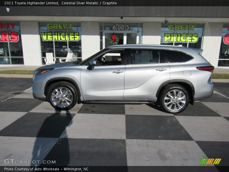 Celestial Silver Metallic / Graphite 2021 Toyota Highlander Limited