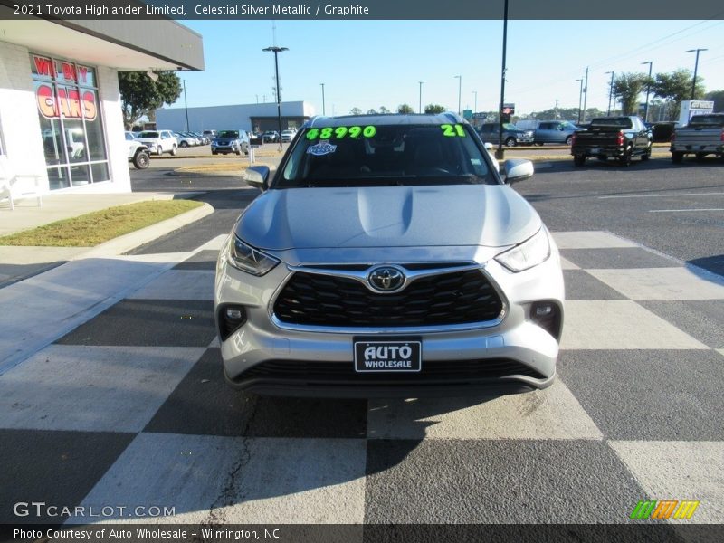Celestial Silver Metallic / Graphite 2021 Toyota Highlander Limited