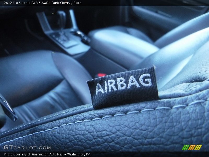 Dark Cherry / Black 2012 Kia Sorento EX V6 AWD