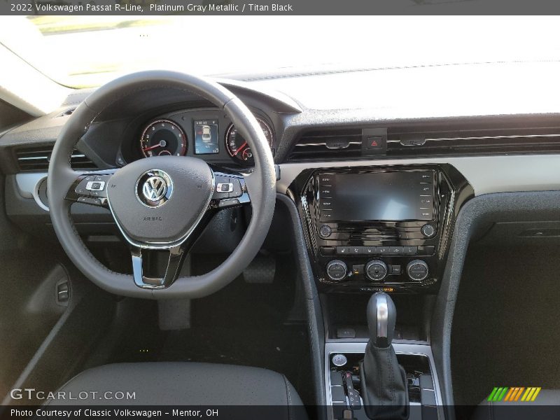 Platinum Gray Metallic / Titan Black 2022 Volkswagen Passat R-Line