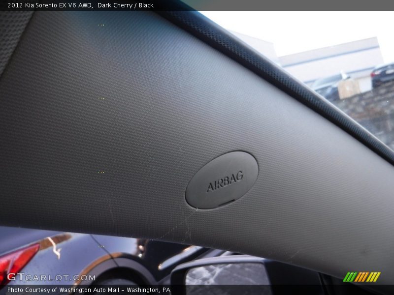 Dark Cherry / Black 2012 Kia Sorento EX V6 AWD
