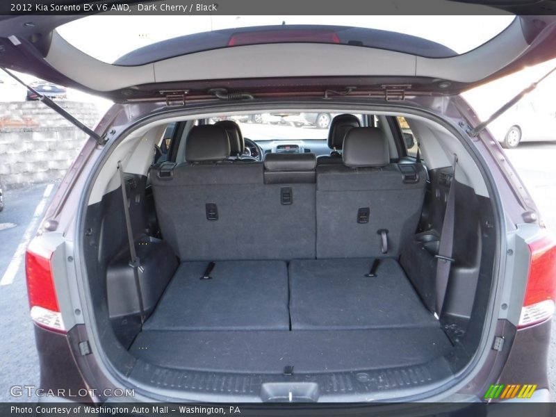 Dark Cherry / Black 2012 Kia Sorento EX V6 AWD