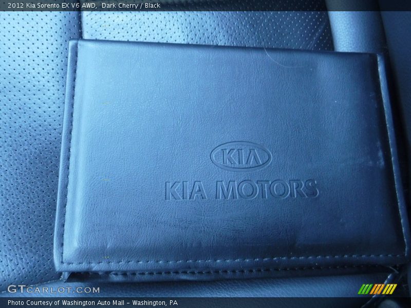 Dark Cherry / Black 2012 Kia Sorento EX V6 AWD