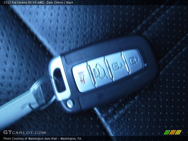 Dark Cherry / Black 2012 Kia Sorento EX V6 AWD