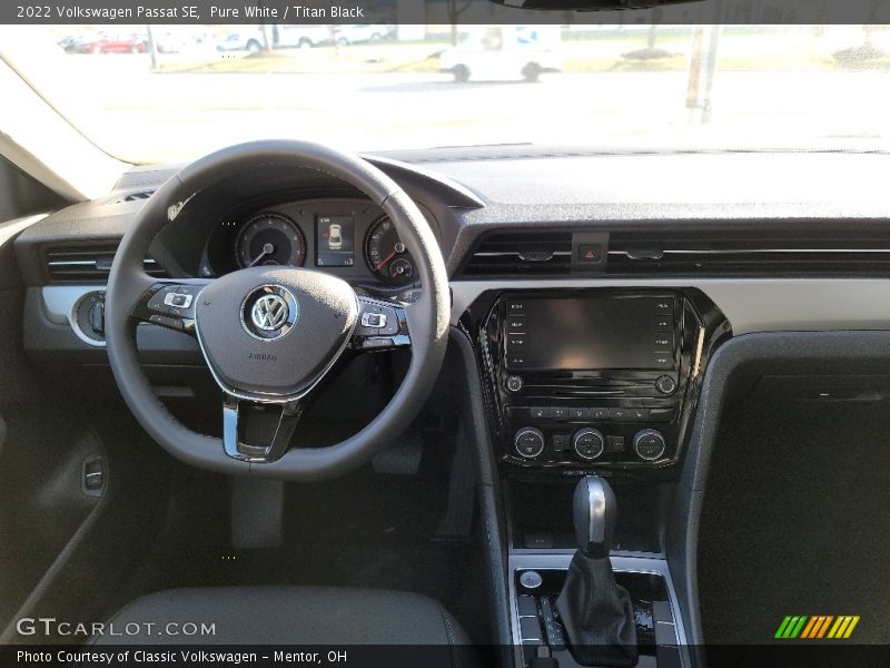Dashboard of 2022 Passat SE