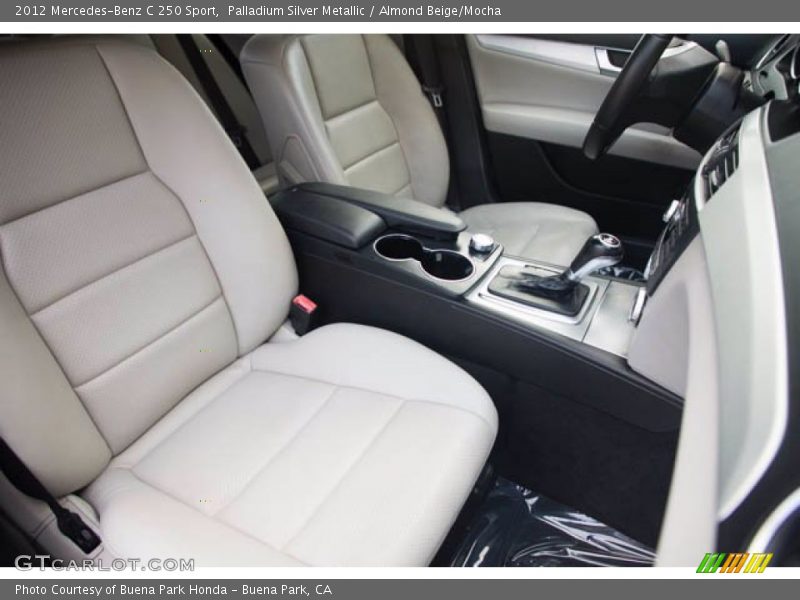 Palladium Silver Metallic / Almond Beige/Mocha 2012 Mercedes-Benz C 250 Sport