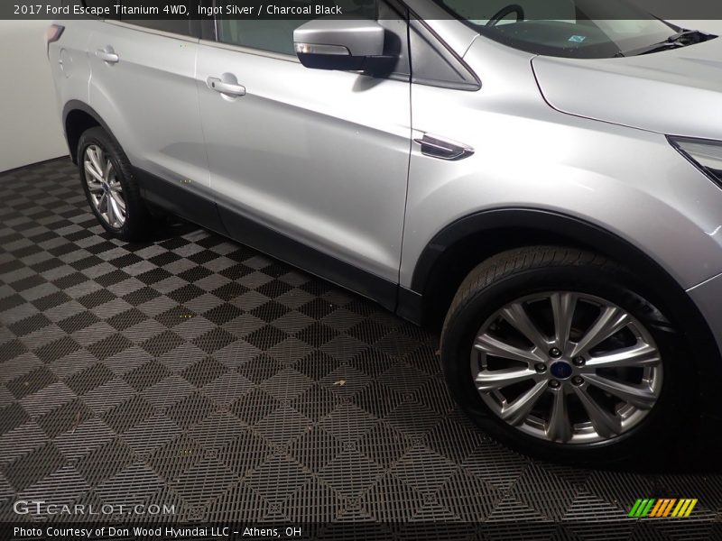 Ingot Silver / Charcoal Black 2017 Ford Escape Titanium 4WD