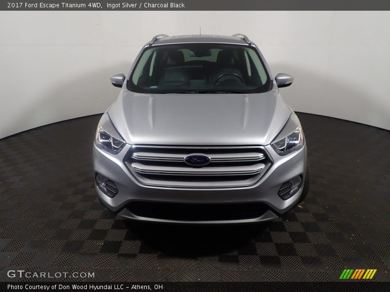 Ingot Silver / Charcoal Black 2017 Ford Escape Titanium 4WD