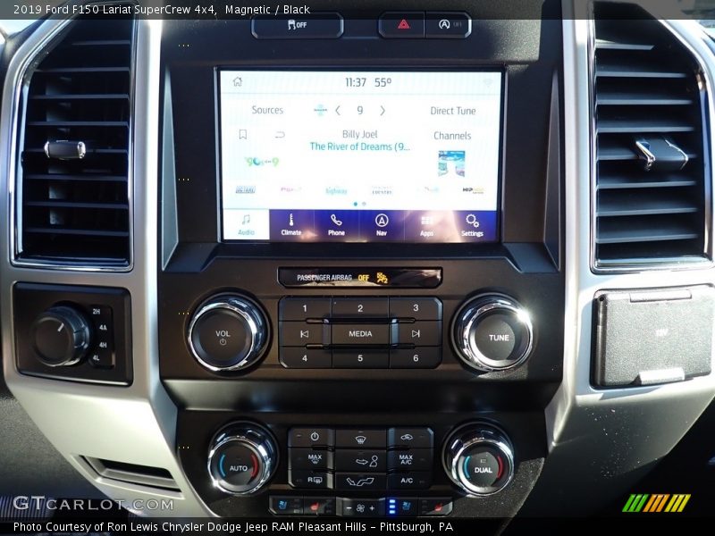 Magnetic / Black 2019 Ford F150 Lariat SuperCrew 4x4
