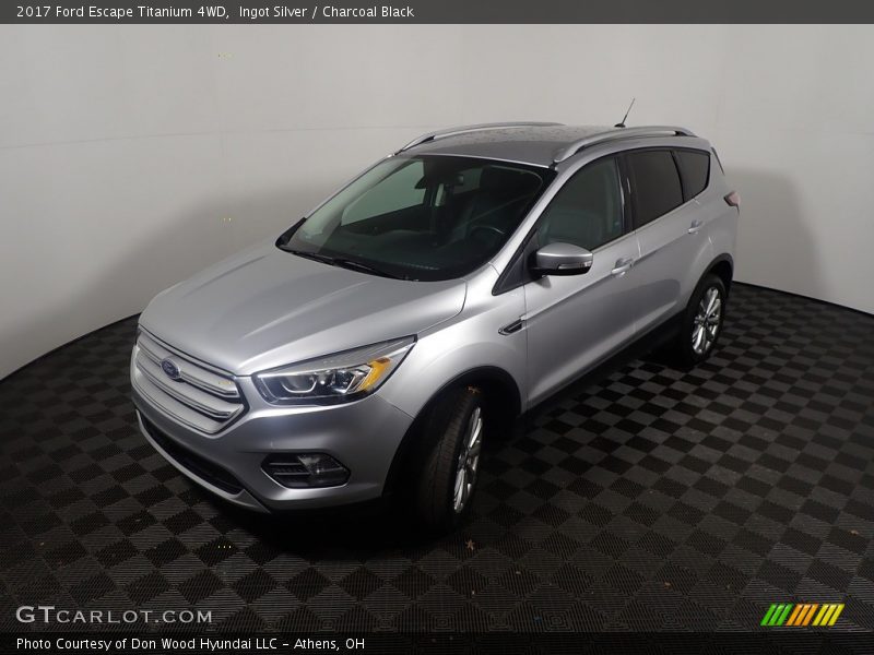 Ingot Silver / Charcoal Black 2017 Ford Escape Titanium 4WD