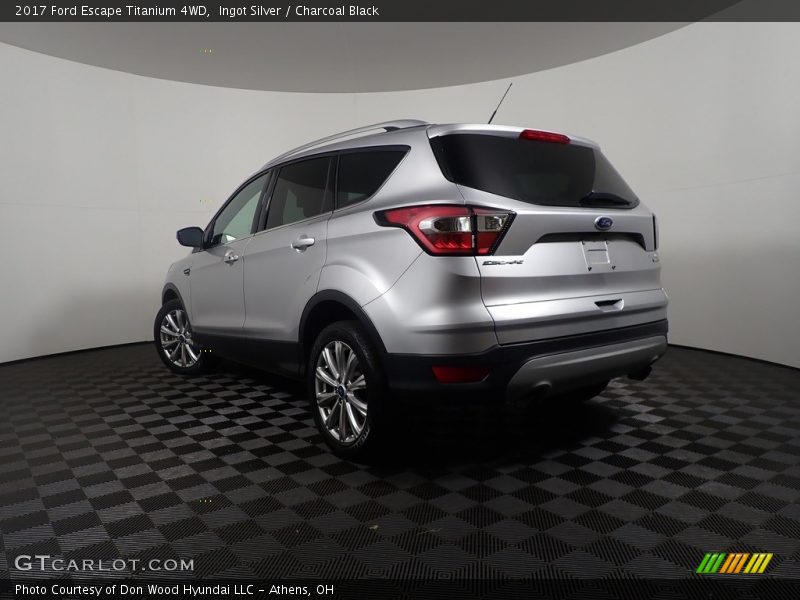Ingot Silver / Charcoal Black 2017 Ford Escape Titanium 4WD