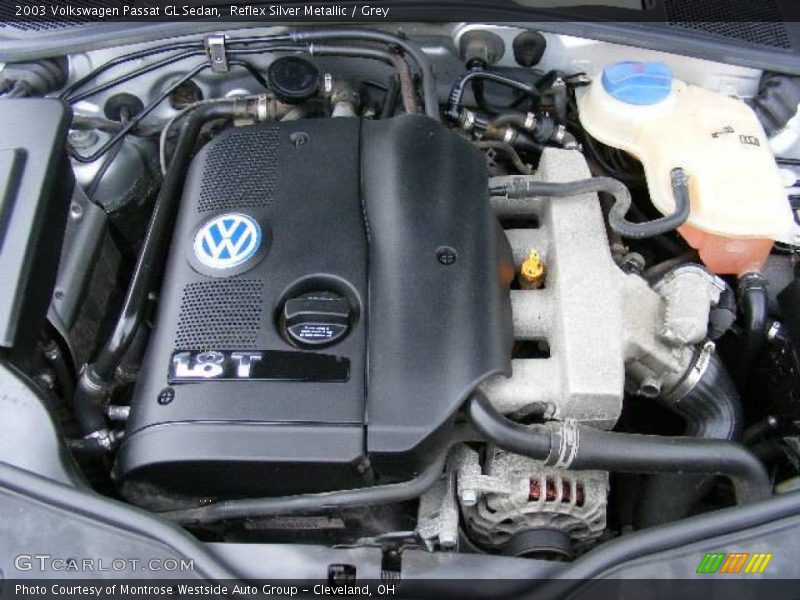 Reflex Silver Metallic / Grey 2003 Volkswagen Passat GL Sedan
