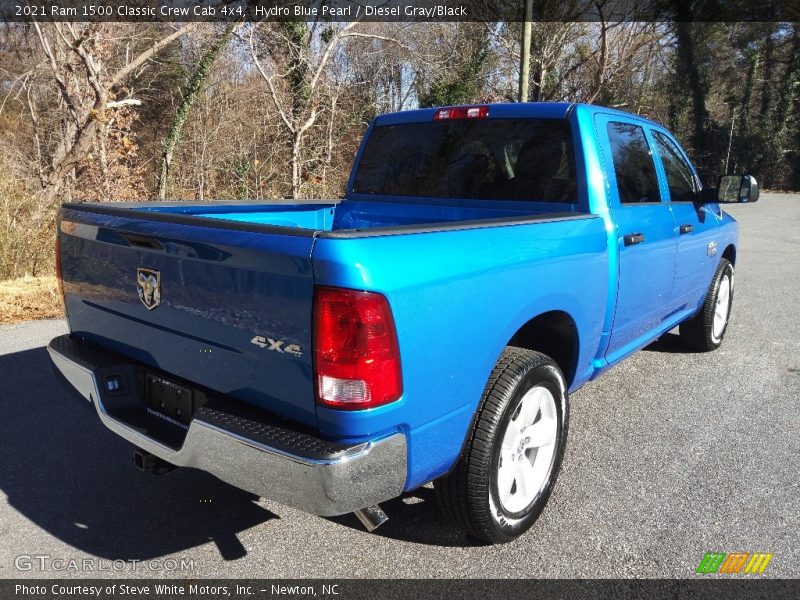 Hydro Blue Pearl / Diesel Gray/Black 2021 Ram 1500 Classic Crew Cab 4x4