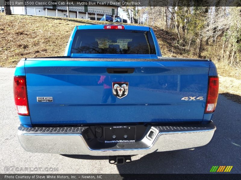 Hydro Blue Pearl / Diesel Gray/Black 2021 Ram 1500 Classic Crew Cab 4x4