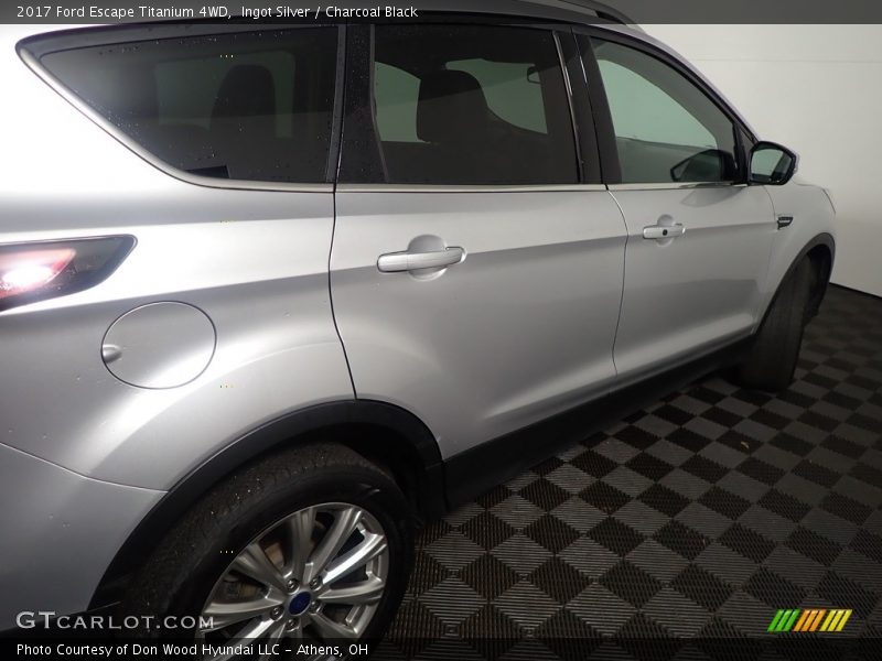 Ingot Silver / Charcoal Black 2017 Ford Escape Titanium 4WD