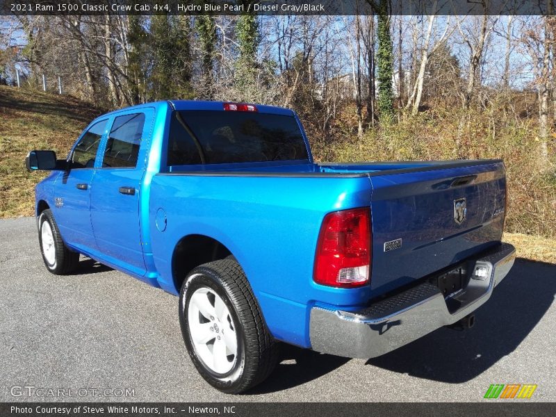 Hydro Blue Pearl / Diesel Gray/Black 2021 Ram 1500 Classic Crew Cab 4x4