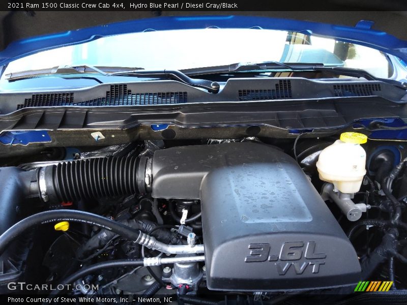 Hydro Blue Pearl / Diesel Gray/Black 2021 Ram 1500 Classic Crew Cab 4x4