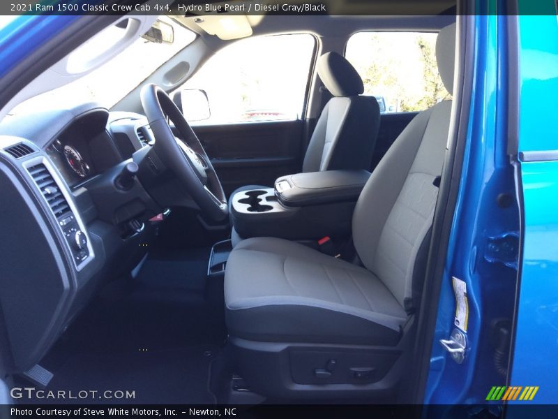 Hydro Blue Pearl / Diesel Gray/Black 2021 Ram 1500 Classic Crew Cab 4x4