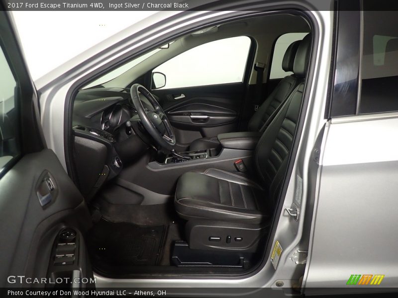 Ingot Silver / Charcoal Black 2017 Ford Escape Titanium 4WD
