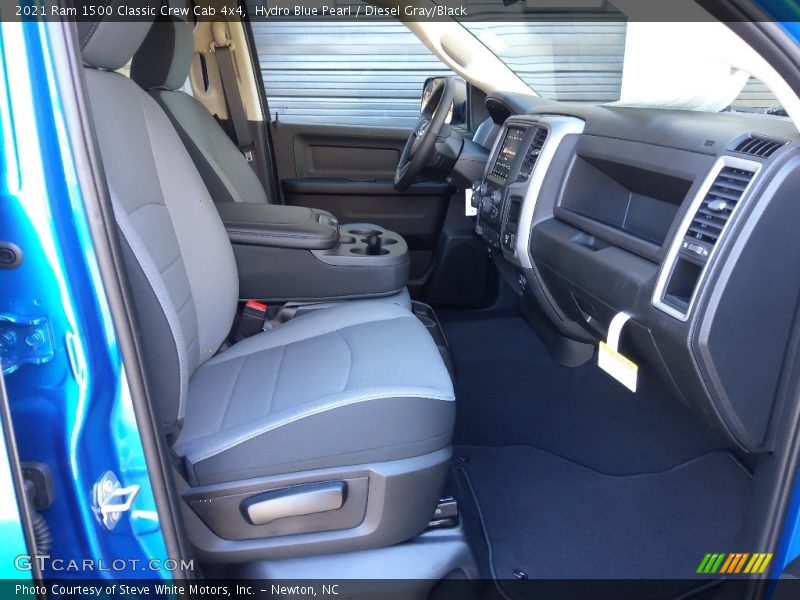 Hydro Blue Pearl / Diesel Gray/Black 2021 Ram 1500 Classic Crew Cab 4x4