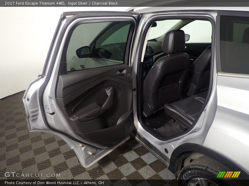 Ingot Silver / Charcoal Black 2017 Ford Escape Titanium 4WD