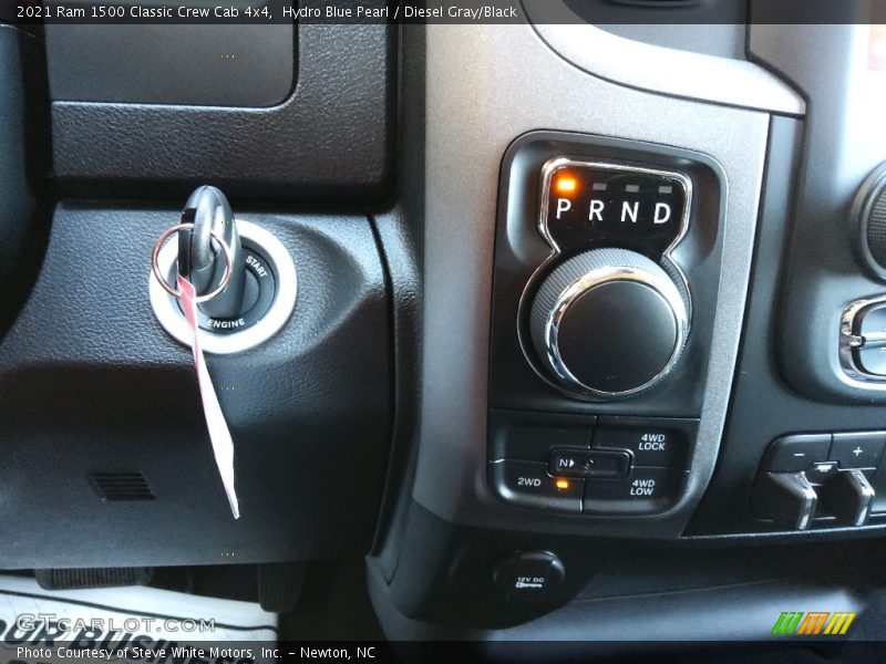 Hydro Blue Pearl / Diesel Gray/Black 2021 Ram 1500 Classic Crew Cab 4x4