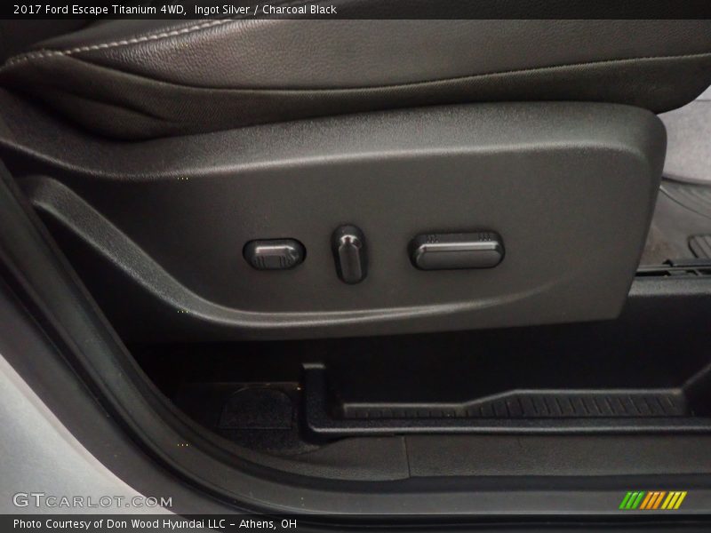 Ingot Silver / Charcoal Black 2017 Ford Escape Titanium 4WD