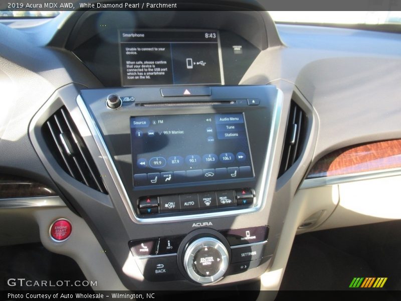 White Diamond Pearl / Parchment 2019 Acura MDX AWD