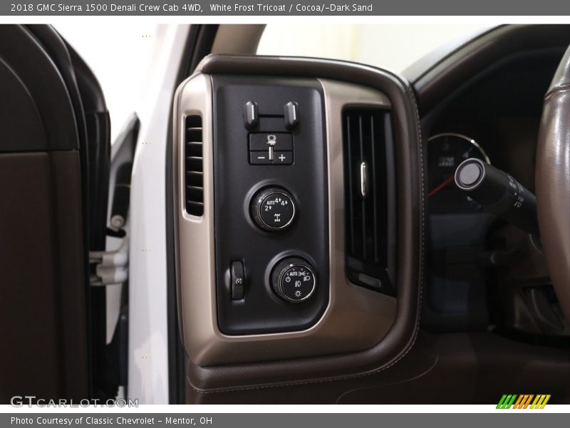 White Frost Tricoat / Cocoa/­Dark Sand 2018 GMC Sierra 1500 Denali Crew Cab 4WD