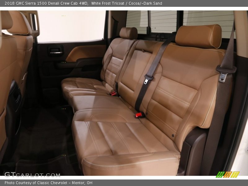 White Frost Tricoat / Cocoa/­Dark Sand 2018 GMC Sierra 1500 Denali Crew Cab 4WD