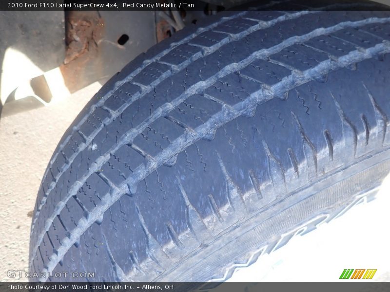Red Candy Metallic / Tan 2010 Ford F150 Lariat SuperCrew 4x4