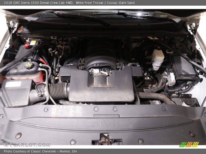 White Frost Tricoat / Cocoa/­Dark Sand 2018 GMC Sierra 1500 Denali Crew Cab 4WD