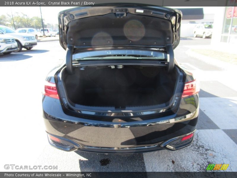Crystal Black Pearl / Ebony 2018 Acura ILX A-Spec