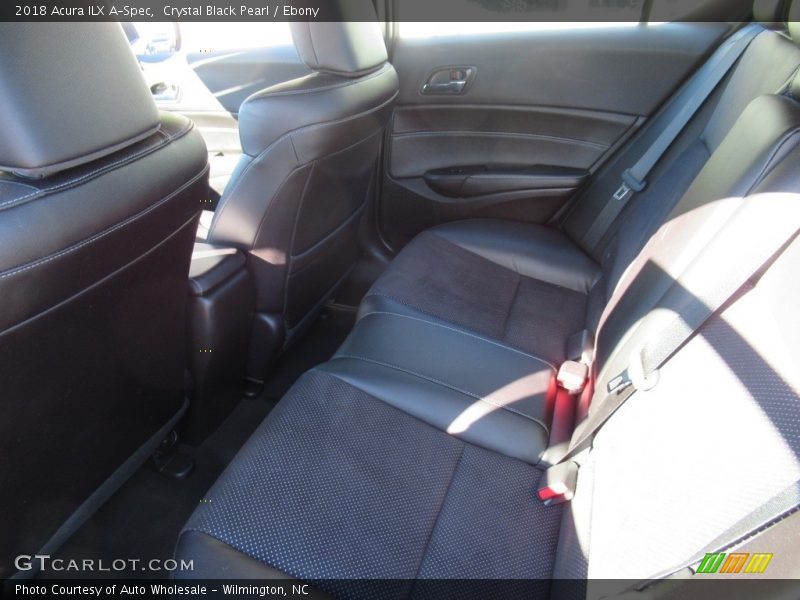 Crystal Black Pearl / Ebony 2018 Acura ILX A-Spec
