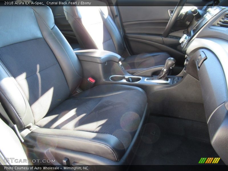 Crystal Black Pearl / Ebony 2018 Acura ILX A-Spec