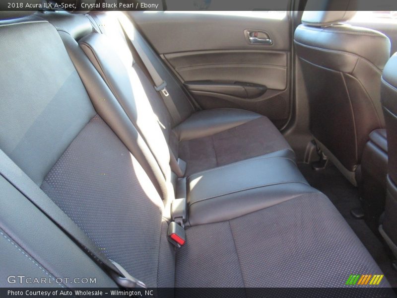 Crystal Black Pearl / Ebony 2018 Acura ILX A-Spec