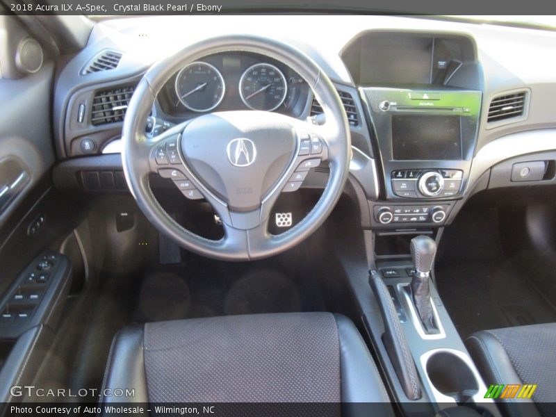 Crystal Black Pearl / Ebony 2018 Acura ILX A-Spec