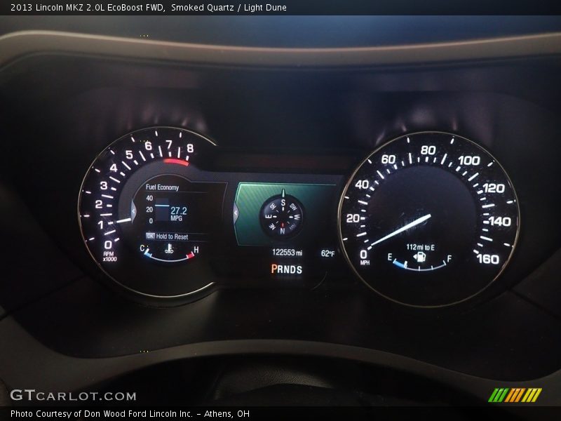  2013 MKZ 2.0L EcoBoost FWD 2.0L EcoBoost FWD Gauges