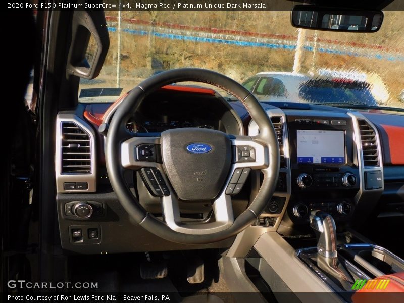 Magma Red / Platinum Unique Dark Marsala 2020 Ford F150 Platinum SuperCrew 4x4