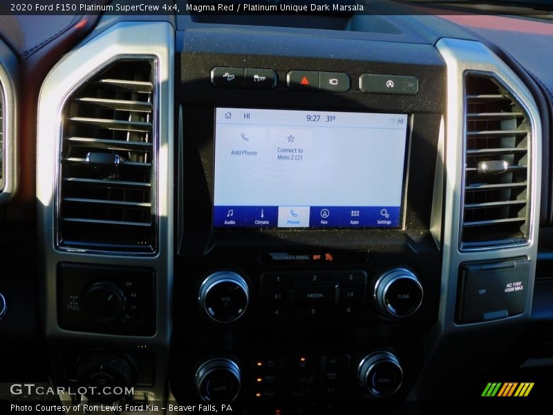 Magma Red / Platinum Unique Dark Marsala 2020 Ford F150 Platinum SuperCrew 4x4