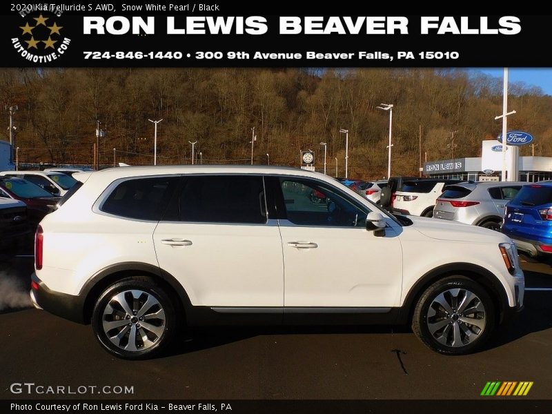 Snow White Pearl / Black 2020 Kia Telluride S AWD