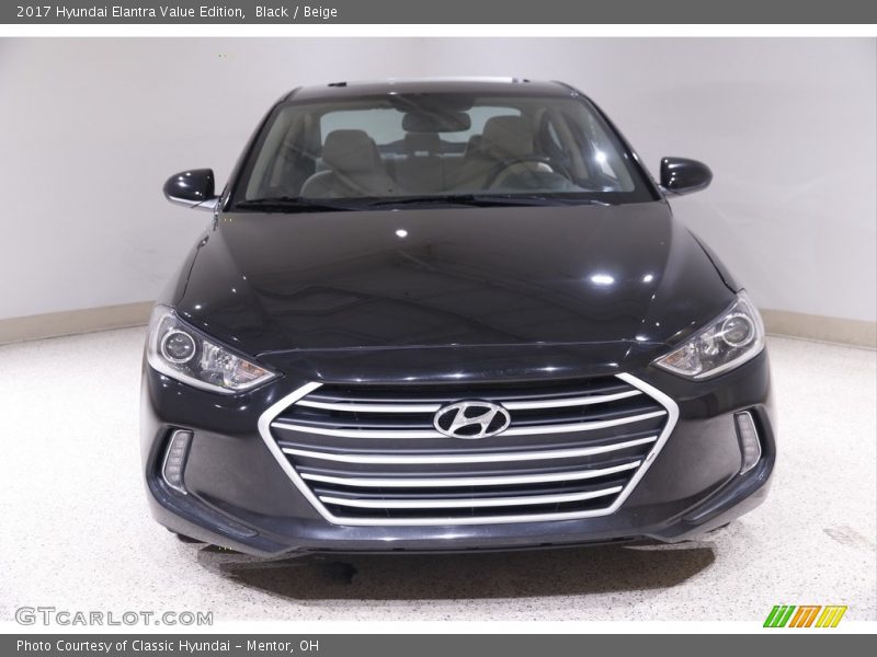 Black / Beige 2017 Hyundai Elantra Value Edition