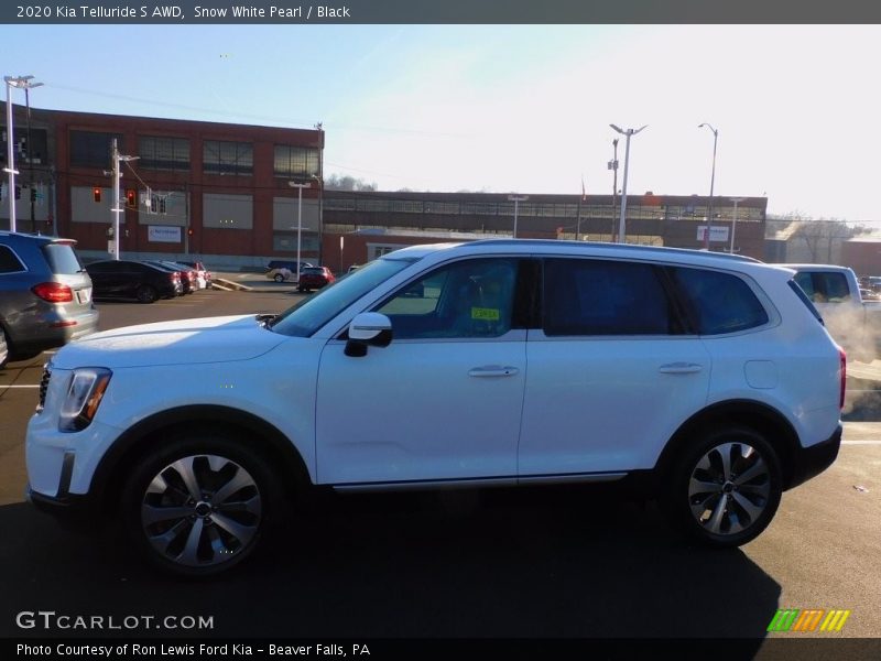 Snow White Pearl / Black 2020 Kia Telluride S AWD