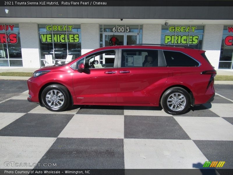 Ruby Flare Pearl / Chateau 2021 Toyota Sienna XLE Hybrid