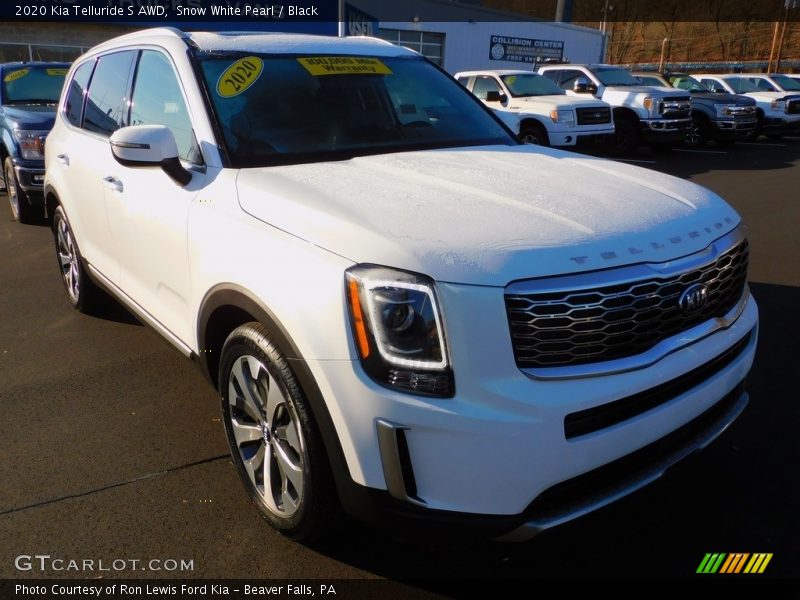 Snow White Pearl / Black 2020 Kia Telluride S AWD